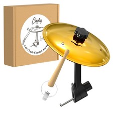 Car Cymbal Air Vent, Mini Drum Crash Cymbal Set with Mini Drum Stick, Funny M...