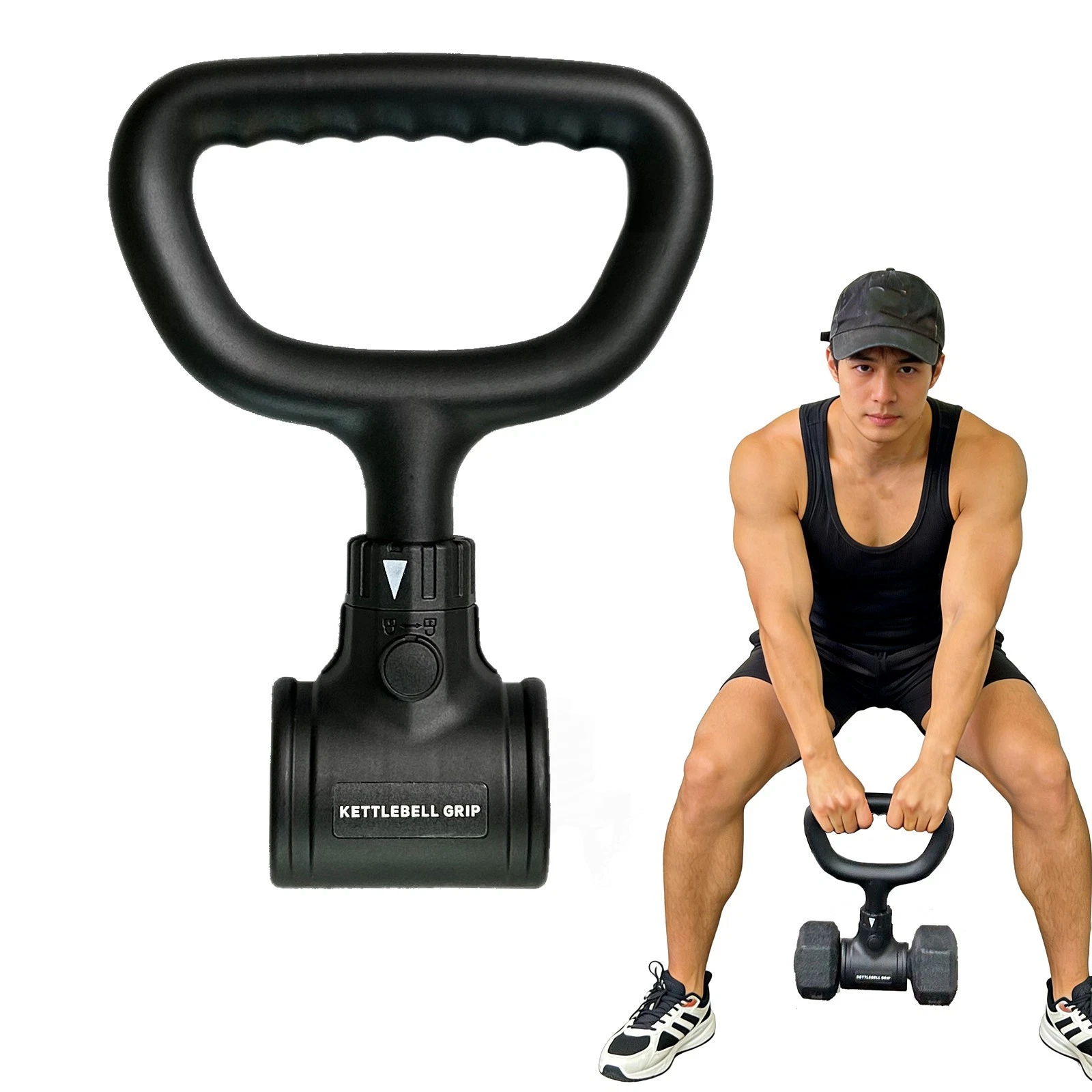 Upgrade Hyperbell Dumbbell Converte to Barbell Set Kettlebell