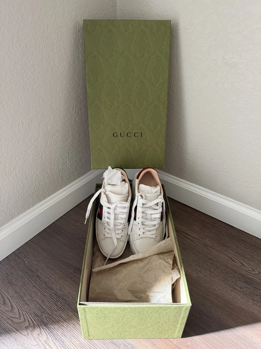Gucci Ace Embroidered Platform White W for sale | eBay