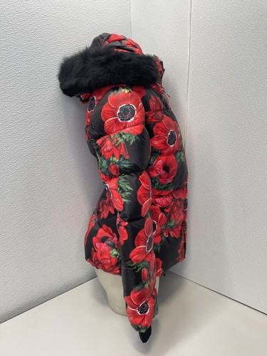 Gorski Women's Ski Jacket Poppy Floral Size S Black/Red - Picture 8 of 8