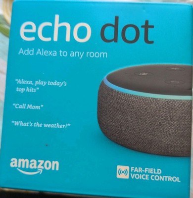 Amazon Echo Dot (3rd Generation) Smart Speaker - Charcoal