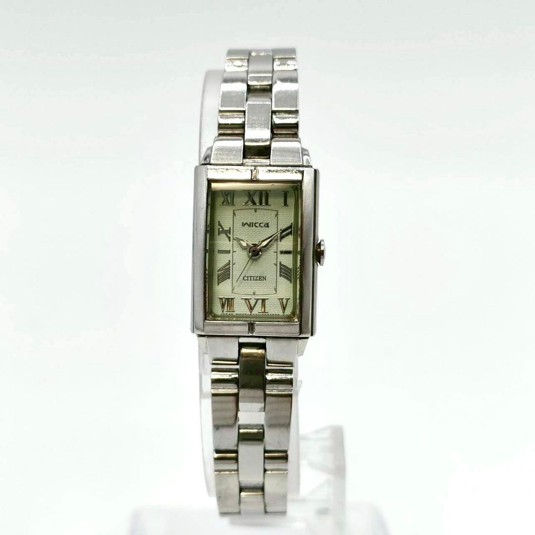 Working CITIZEN Wicca Square Rectangular Watch Ja… - image 2