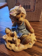 1996 Cherished Teddies "Sandy" Girl with Sand Castle Figurine - 203467