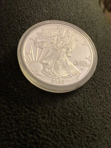 2022 W Walking Liberty Silver One Dollar 1 OZ Fine Silver -w capsule-