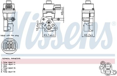 NISSENS AGR-Ventil 98365 für MAZDA
