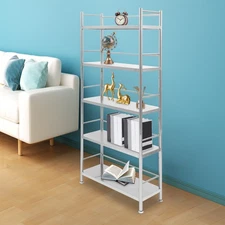 Stainless Steel Shelf, 201 Stainless Steel Storage Rack, 5-tier Storage Rack