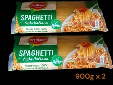 Del Monte Spaghetti Pasta Noodles 900g x 2  made from 100% Durum Semolina