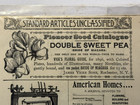 1895 Review of Reviews Ad Page – Vick’s Seeds, Millers Falls, Sandow — photo 2