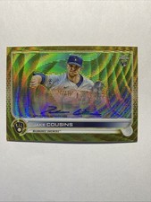 Jake Cousins 2022 Topps Chrome Rookie Auto Gold Wave /50 #RA-JC Brewers BD7