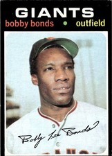 1971 Topps Bobby Bonds San Francisco Giants #295