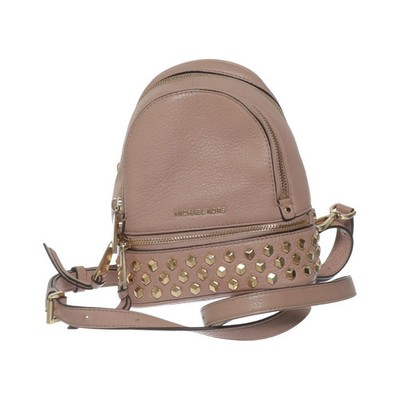 Michael Kors, Rucksack,  Rhea, Unisex (Erwachsene), Beige, Sonstiges, 18, 7 #zd0