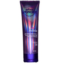 Aussie Ultra Wonder 8oz Leave-In Treatment 24H Moisture 3X Strengthening