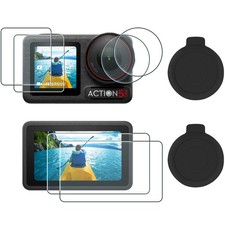 AMAZEAR Lens Screen Protector for DJI Osmo Action 5 Pro Accessories Clear