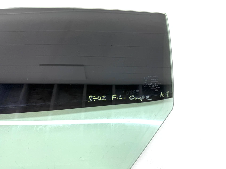 NISSAN 370Z 2009-2020 PUERTA CONDUCTOR IZQUIERDA VENTANA CRISTAL OEM 80301-1EA0A Foto 2 de 4