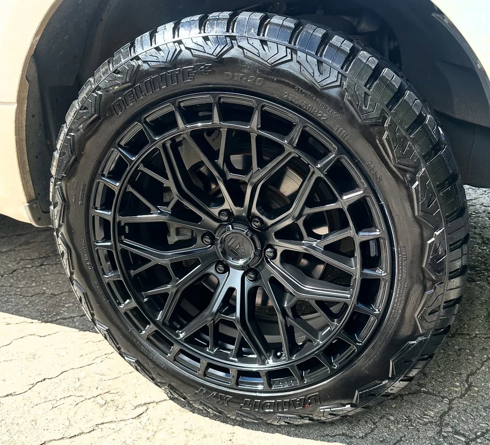 "Ruedas de combustible Sigma de 17"" para Toyota 4Runner 2015-2025 llantas nuevas 17x9 negras" Foto 4 de 4