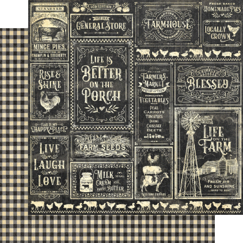 GRAPHIC 45"FARMHOUSE" KEEPSAKE EDITION 12X12 PAPER PACK    SCRAPJACK'S PLACE - Picture 7 of 16