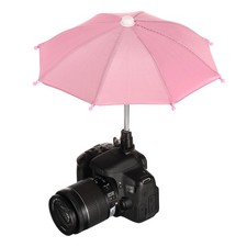 Camera Umbrella, 10.6 Inch Sunshade Camera Protector Waterproof Cover, Pink Camera Umbrella, 10.6 Inch Sunshade Camera Protector Waterproof Cover, Pink - Image 1