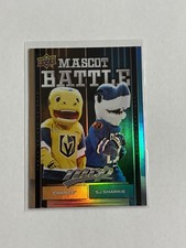 2025-26 Upper Deck MVP - #MB-10 Mascot Battle Chance, SJ Sharkie VGK SJ Sharks