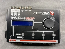Stetsom STX2448 DSP Crossover Equalizer 4 Channel Digital Audio Processor LCD