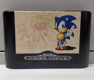 SEGA MEGA DRIVE Spiel Sonic the Hedgehog Spielmodul Game sehr gut Sammler DE