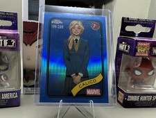 2025 Topps Chrome Marvel CALICO True Blue Refractor /299 #67 1st Appearance