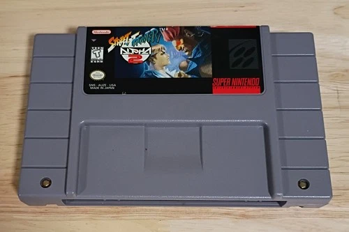New ListingStreet Fighter Alpha 2 Super Nintendo SNES Authentic Clean! Tested