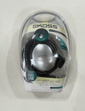 Koss UR29 Full-Size Stereo Headphones With Volume Control NEW IN BOX 8ft Cable