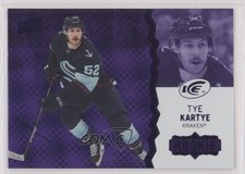 2023-24 Upper Deck Ice Rookies Purple Tye Kartye #117 0uf3