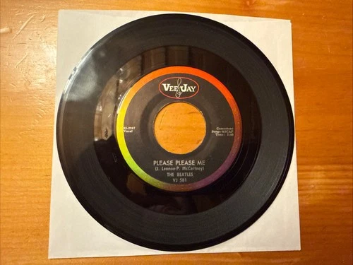 The Beatles ‎– Please Please Me 1964 Vee Jay 581 45 7” Vinyl NM- From Me To You
