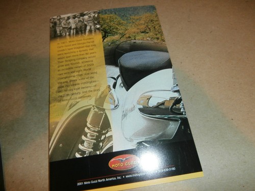 Oldtimer 2001 Moto Guzzi & California 1100 Motorrad Prospekte - Bild 4 von 9
