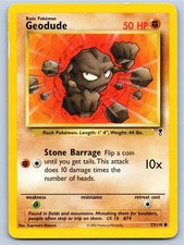2002 POKEMON LEGENDARY COLLECTION GEODUDE 77/110 C NM A99190 FREE S&H on eBay