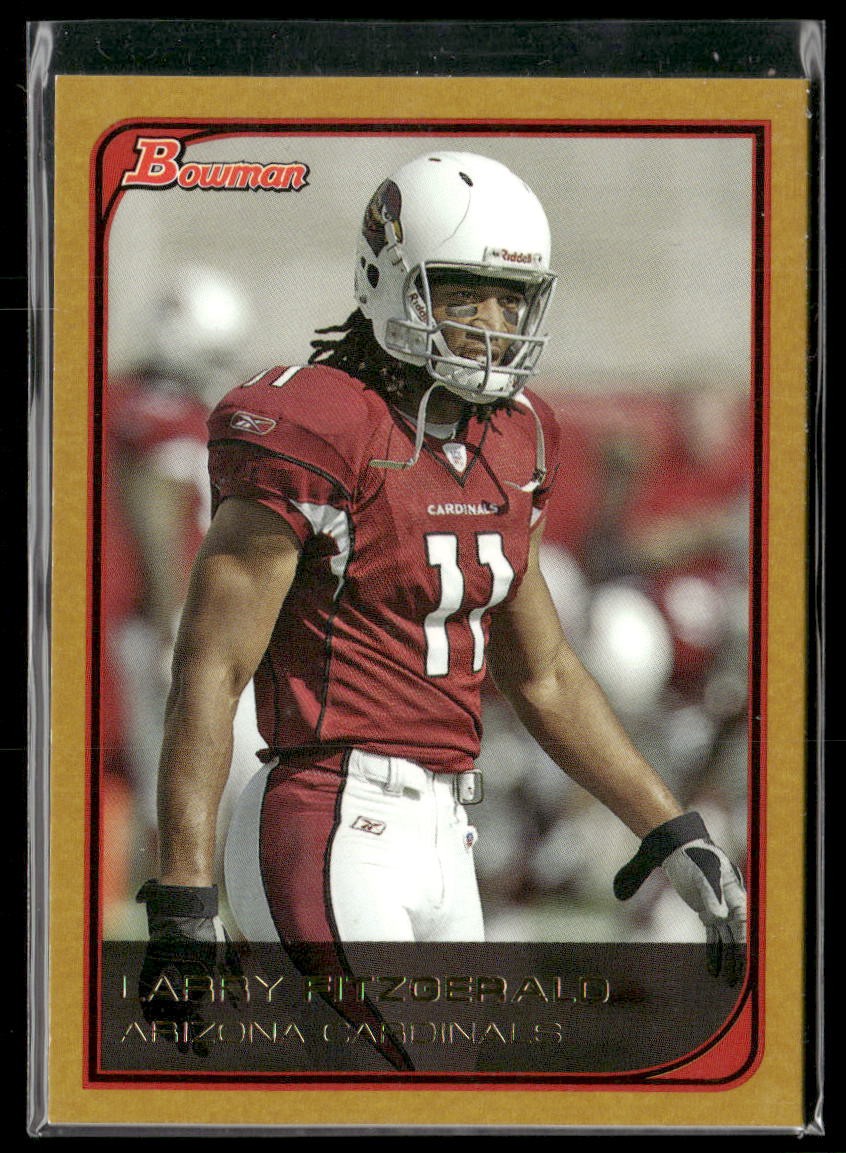 2006 Bowman #60 Larry Fitzgerald Gold