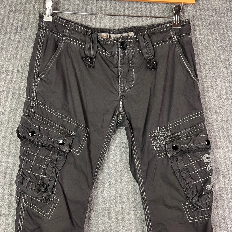 Pantalones cargo vintage Jet Lag Y2K calce relajado informales 28/34 estilo moderno Foto 3 de 4
