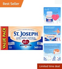 Enteric Coated Low Dose Aspirin - 1  Supply of 81mg Pain Relief Tablets