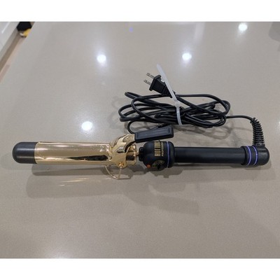 1.25'' Curling Iron Hot Tools Professional 24K Gold Adjustable Heat 430°F