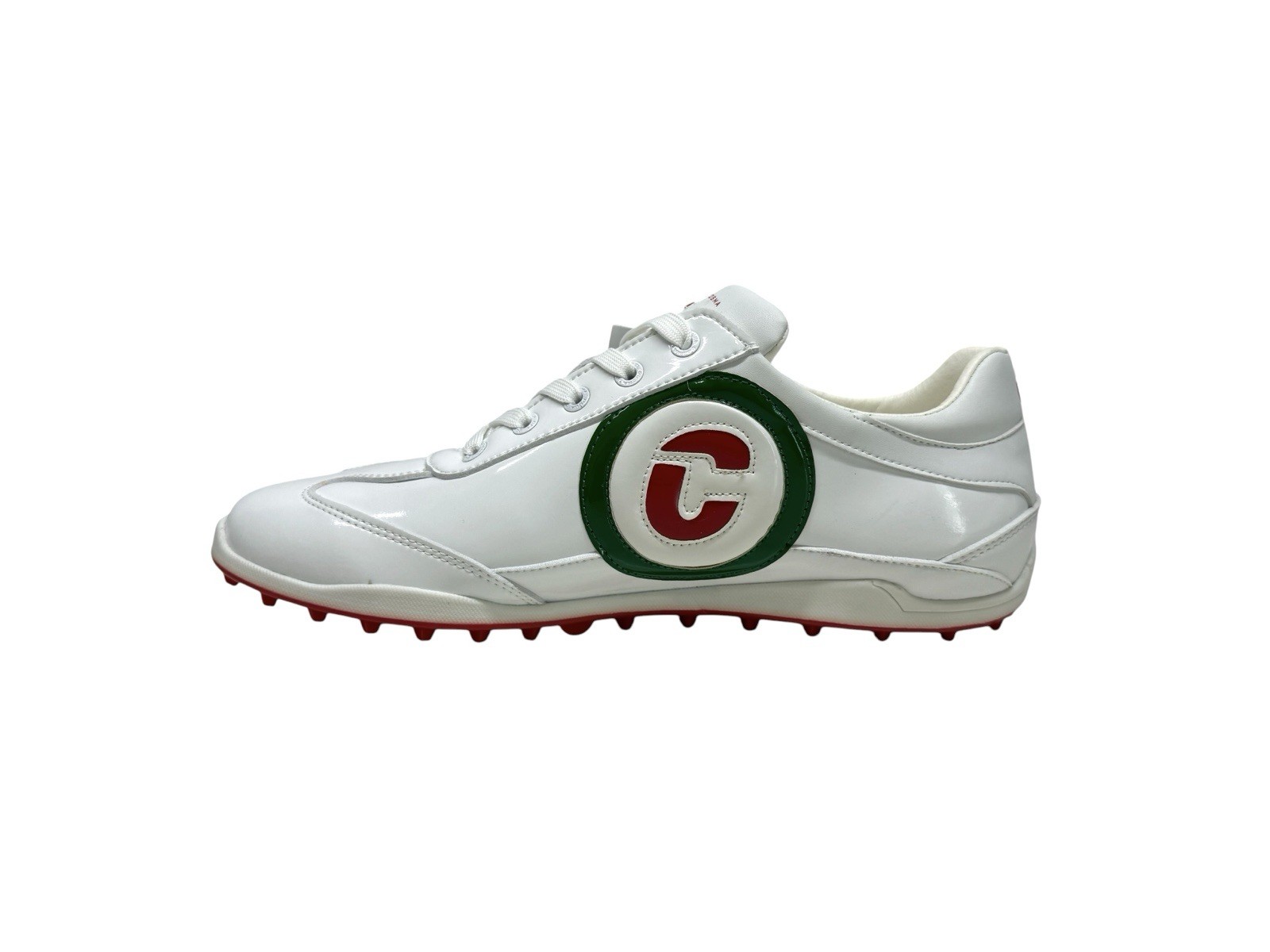 duca del cosma White Leather golf shoes men’s Size 10 image 7