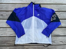 Vintage 1980s Nike Color block Windbreaker Full Zip Size Extra Large Multicolor