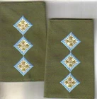 PARACHUTE REGIMENT CAPTAIN olive  rank epaulettes