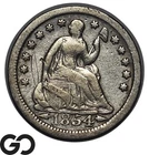 1854 Seated Liberty Dime, Arrows