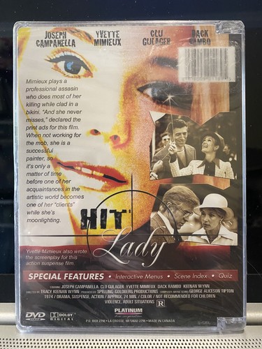 Hit Lady by Tracy Keenan Wynn DVD New Sealed - Imagen 2 de 2