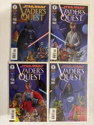 STAR WARS VADER'S QUEST #1 2 3 4 GOLD COMPLETE SERIES DARK HORSE COMICS 1999 NM