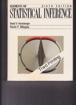 Elements of Statistical Inference, Billingsley, Patrick