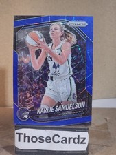 2025 Panini Prizm WNBA Blue Velocity Prizm #102 Karlie Samuelson