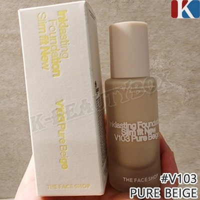 THE FACE SHOP Ink Lasting Foundation Slim Fit Neu 35ml #V103 Pure Beige K-Beauty