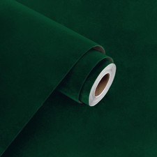 Soft Green Velvet Wallpaper Self Adhesive Felt Sheets Easy to Cut Felt Drawer...