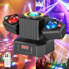 Laser RGBW LED Moving Head Light Disco Stage Lighting DMX512 Party DJ Remote