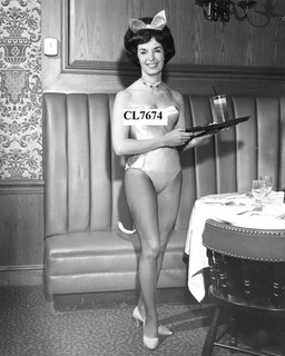 A Playboy Bunny Girl Working at the Playboy Club Photo