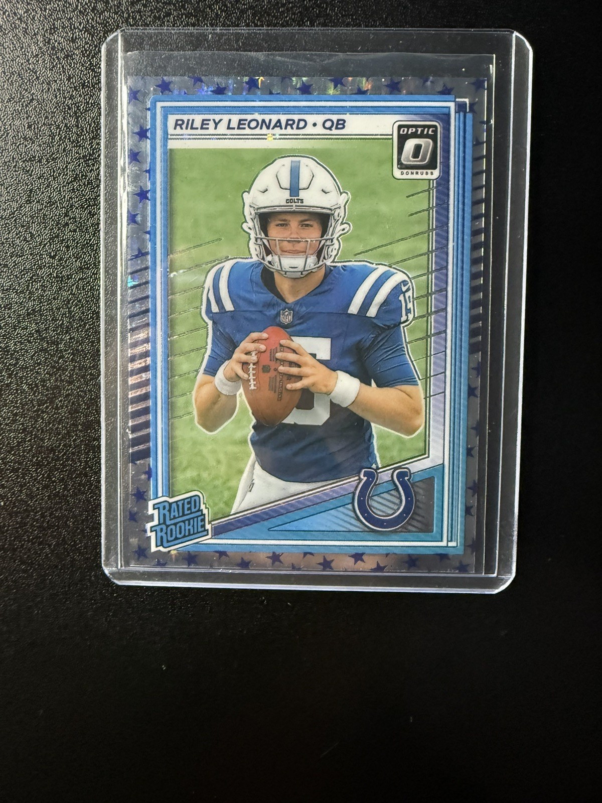 2025 Donruss Optic #255 Riley Leonard Stars