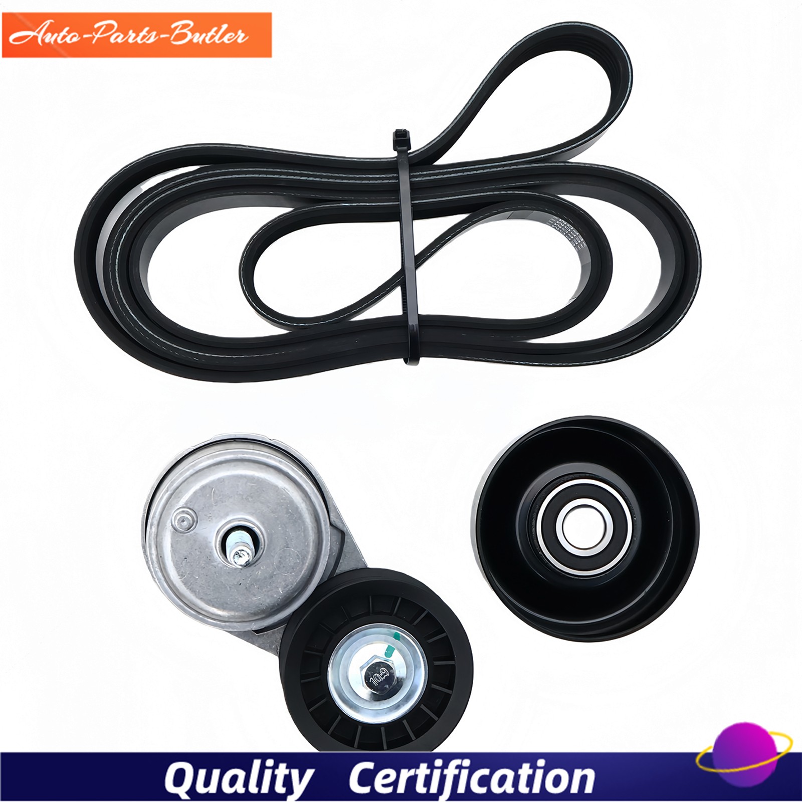 Drive Belt Tensioner Pulleys Kit For 96-05 Chevy Astro GMC Safari 4.3L V6 38103 thumbnail 19