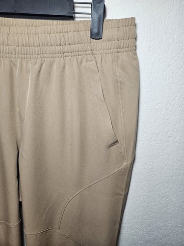 Womens Under Armour Unstoppable Jogger Pants Loose Fit Khaki #1376926-263 Sz XL - Picture 6 of 18